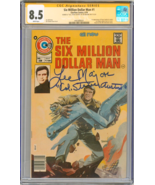 1976 CGC SS 8.5 Six Million Dollar Man SIGNED &amp; &quot;Col Steve Austin&quot; by Le... - $812.27 CAD