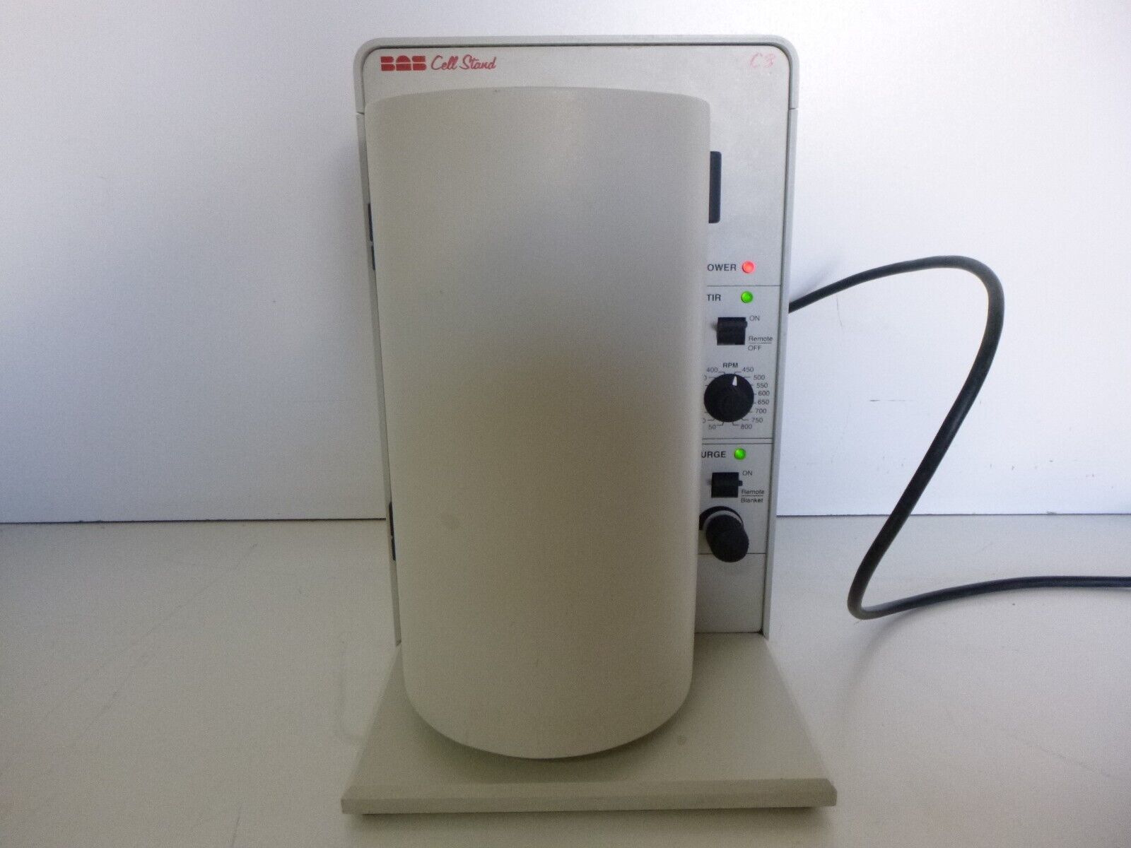 BAS Bioanalytical Systems Model C3 C-3 Cell Stand Remote Stir Purge Stir... - $432.14