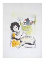 &quot;My Best Friend&quot; by David Shalev LE of 200 Hand-Colored Lithograph on Paper CoA - £187.47 GBP