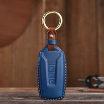 Leather Case Key Cover for  Vw Touareg 2018 2019 2020 2021 Car-styling  Protecto - £86.92 GBP