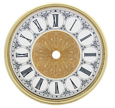  Clock Dial with Bezel &amp; Glass Set - Arabic or Roman Numbers - Complete Set - £19.85 GBP+