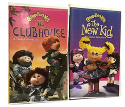 Cabbage Patch Kids The New Kid &amp; The Clubhouse Musical Adventure 2 VHS Lot 1996 - £10.54 GBP