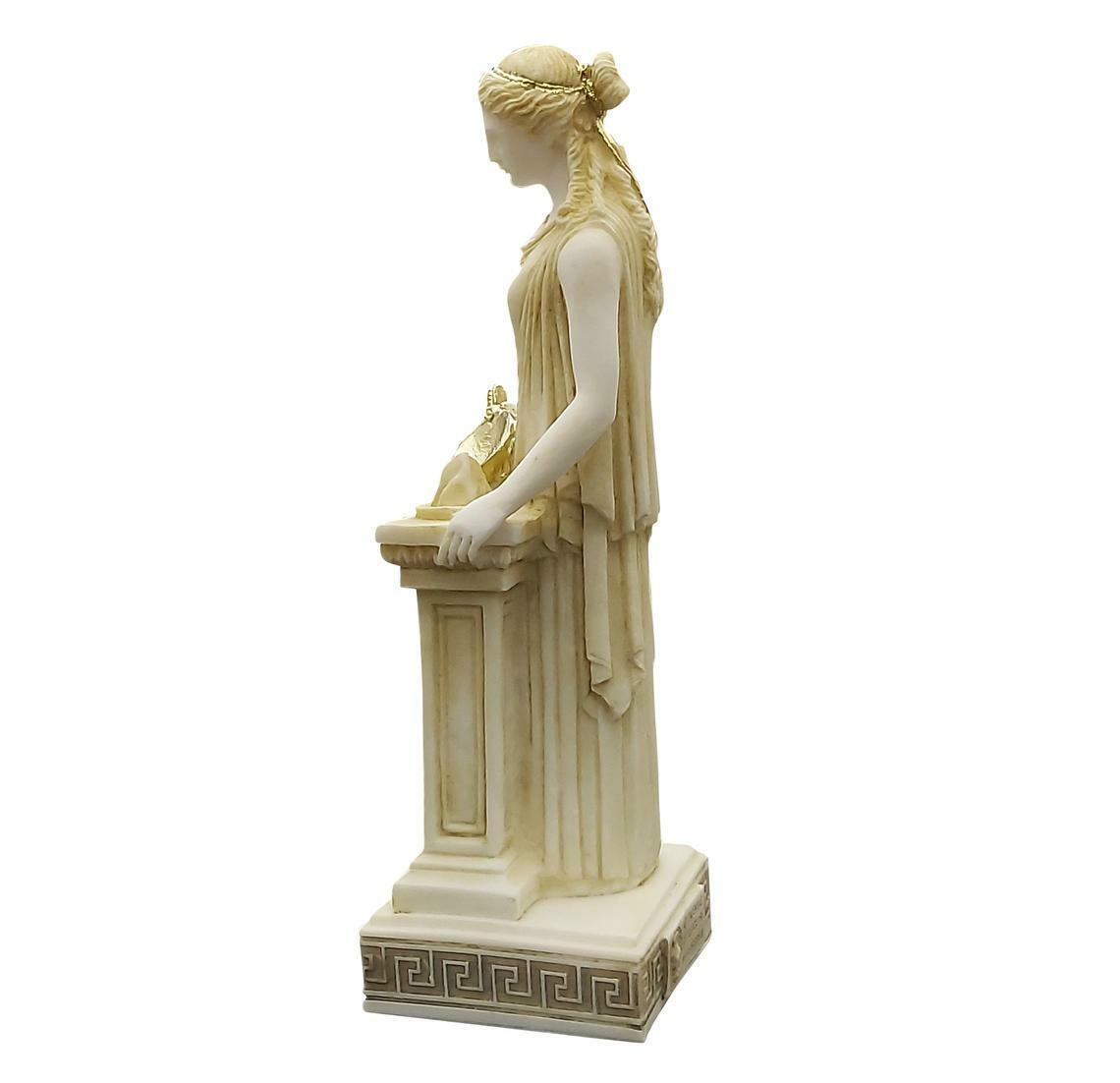 Hestia Vesta Statue Goddess of Home & Family Sculpture Figure Handmade 10.24 in Item image 3