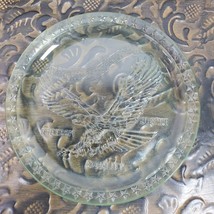 Vintage 1982 Year of the Eagle Glass Plate Freedom Justice Equality 8 Inch - $26.18