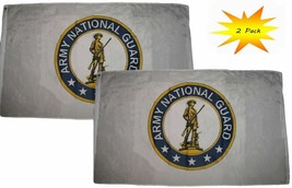 3X5 3X5 Wholesale Set (2 Pack) Army National Guard Emblem Crest Flag Banner - £20.57 GBP