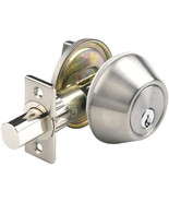Brinks Max Security Single Cylinder Deadbolt Stainless Steel 2717-130 - £30.66 GBP