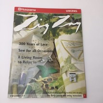 Zig Zag Magazine Husqvarna Vol 13 Burda Pattern Included Sewing - £9.45 GBP