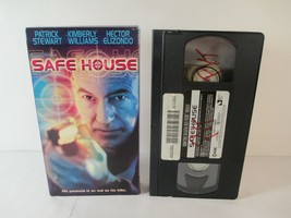 Safe House (VHS Tape Movie , 2000) Patrick Stewart RARE Ex Blockbuster Rental - £2.98 GBP