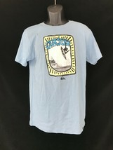 Quiksilver blue short sleeve cotton T Shirt size Youth XL New - $15.29