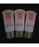 3 Maybelline Dream Fresh BB Cream 8-in-1 Skin Perfector Medium Tint 120 ... - £22.45 GBP