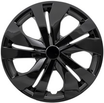 One Single Fits 2017-2022 Nissan Versa # 535-15BLK 15&quot; Gloss Black Hubcap New - £24.66 GBP