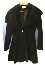 Vintage 1920s Flapper Old Hollywood Velvet Wallis Gothic Coat Size 12 As Is - £156.91 GBP