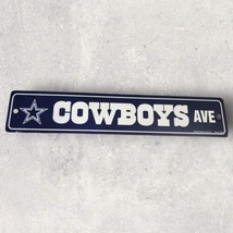 Dallas Cowboys NFL Football Street Sign Ave 4 x 24 - $251.62 MXN