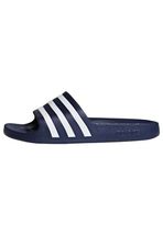 adidas Unisex Adilette Aqua Slide Sandal, Blue/Zero Metallic/Zero Metallic, 10 U - £22.34 GBP