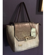 Gaspy Collection 100% Columbian Handmade Leather Irma Satchel In Bronze NWT - £97.38 GBP