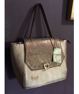 Gaspy Collection 100% Columbian Handmade Leather Irma Satchel In Bronze NWT - $123.75