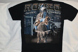 Cowboy Bull Rider Rodeo The King Of Extreme Sports T-SHIRT - £8.82 GBP