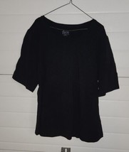 Womens D &amp; Co Essentials Black Short Sleeve Shirt XL - £7.91 GBP