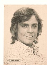 Mark Hamill teen magazine pinup clipping close up Teen Machine 1977 Star... - £2.76 GBP