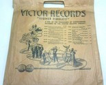 VICTOR RECORDS Printed Paper Bag 78 RPM 1940s  - £12.52 GBP
