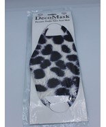 Adult Reusable Face Mask - Flexible Fabric - One Size - Snow Leopard - £6.03 GBP
