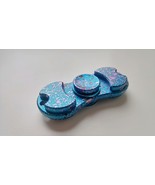 Unique Aluminum Ink Splashed Duo-Fidget Spinner Free Shipping from US - $15.00