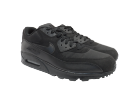 Nike Men&#39;s Low-Cut Air Max 90 Athletic Sneakers 537384-090 Triple-Black Size 14M - $151.99