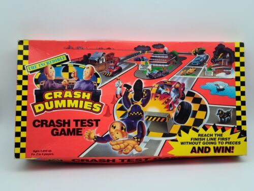 Primary image for Vintage Crash Test Dummies Crash Test Game Board Game by Tyco 99% Complete 1992