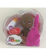 Little Mommy Mini Baby Doll AA Brown Ethnic Bottle Pink Blanket Toy 2018... - $20.30 CAD
