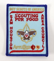 Vintage Appletree Sam Houston Scouting for Food Blue Boy Scouts BSA Camp Patch - £9.01 GBP