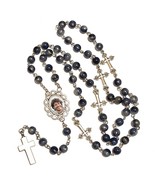 Our Father Crosses Photo Rosary Necklace Urn - $81.99 CAD