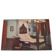 Postcard The Lincoln Room Bedroom Gettysburg Address Chrome Unposted - £5.44 GBP