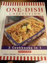 One Dish Collections 3 Cookbooks in Casseroles Slow Cooker Hardback - £5.13 GBP