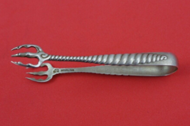 Oval Twist by Whiting Sterling Silver Tete  Tete Tongs 3&quot; - £61.60 GBP