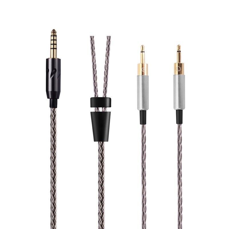 6N 4.4mm balanced Audio Cable For Sennheiser HD 700 HD700 Audiophile Headphones  			