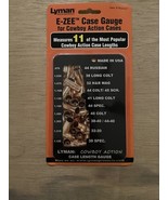 LYMAN  RELOADING  E-ZEE CASE GAUGE FOR COWBOY ACTION CASE LENGHTS - $15.15 CAD