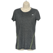 Marika Tek Dry-Wik Performance Tee Size Medium Gray Scoop Neck Short Sleeve - £16.46 GBP