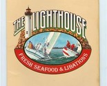 The Lighthouse Menu Fresh Seafood &amp; Libations Corpus Christi Texas 1984 - $47.52