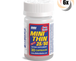 6x Bottles Mini Thin 25/50 Herbal Dietary Supplement ( 30 Capsules Per B... - £25.00 GBP