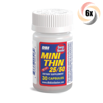 6x Bottles Mini Thin 25/50 Herbal Dietary Supplement ( 30 Capsules Per B... - £24.82 GBP