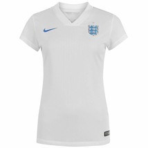 Nike England Home Soccer White 3 Lions Football Jersey Women`s Size M - £51.48 GBP