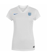 Nike England Home Soccer White 3 Lions Football Jersey Women`s Size M - $90.15 CAD