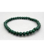 4mm Malachite stretch bracelet - $388.58 MXN