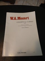 Carl Fischer Mozart Concerto for Clarinet (K622) - £10.28 GBP