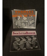 1990 Four Little Bunnies &amp; Toodles Books Photographs by Harry Whittier F... - $34.64