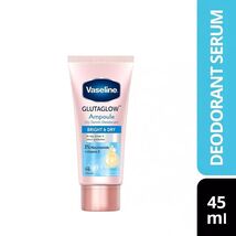VASELINE GLUTAGLOW Ampoule BRIGHT &amp; Dry Serum Deodorant 45ml NEW - $17.57