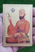 Sikh Tenth Guru Gobind Singh Fridge Magnet Kaur Khalsa Souvenir Collecti... - $10.65