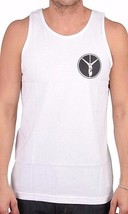Deadline Mens White Neon Lights Stripper Pole Fuc Peace Sign Tank Top Shirt NW - £57.42 GBP