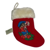 An American Tail Fievel 7&quot; Christmas Stocking 1986 McDonalds Sears Vintage - £3.83 GBP