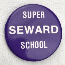 Super Seward School Pin Button Vintage Pinback Minnesota Education - $10.95